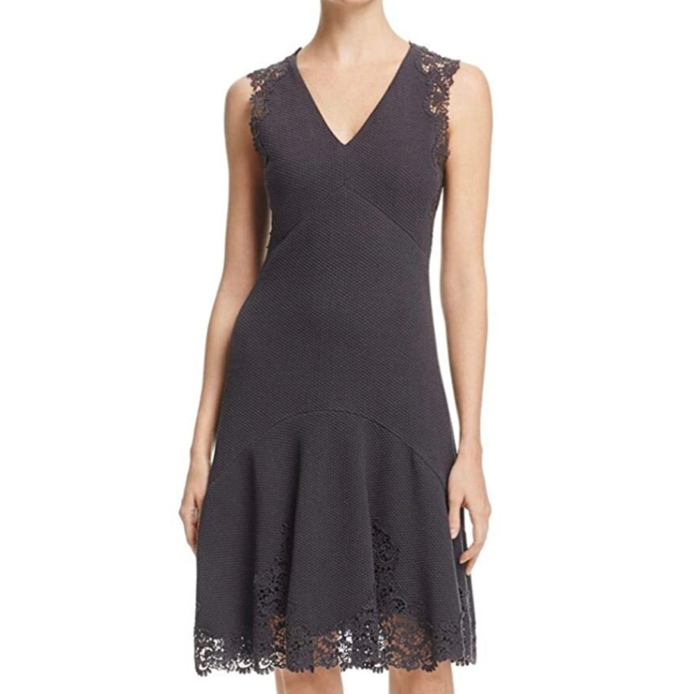 NWOT Rebecca Taylor Lace Fit Flare Dress